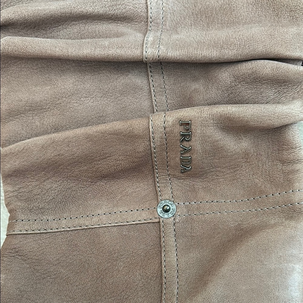 Prada Brown Winter Boots with Suede Finish - Picture 7 of 8